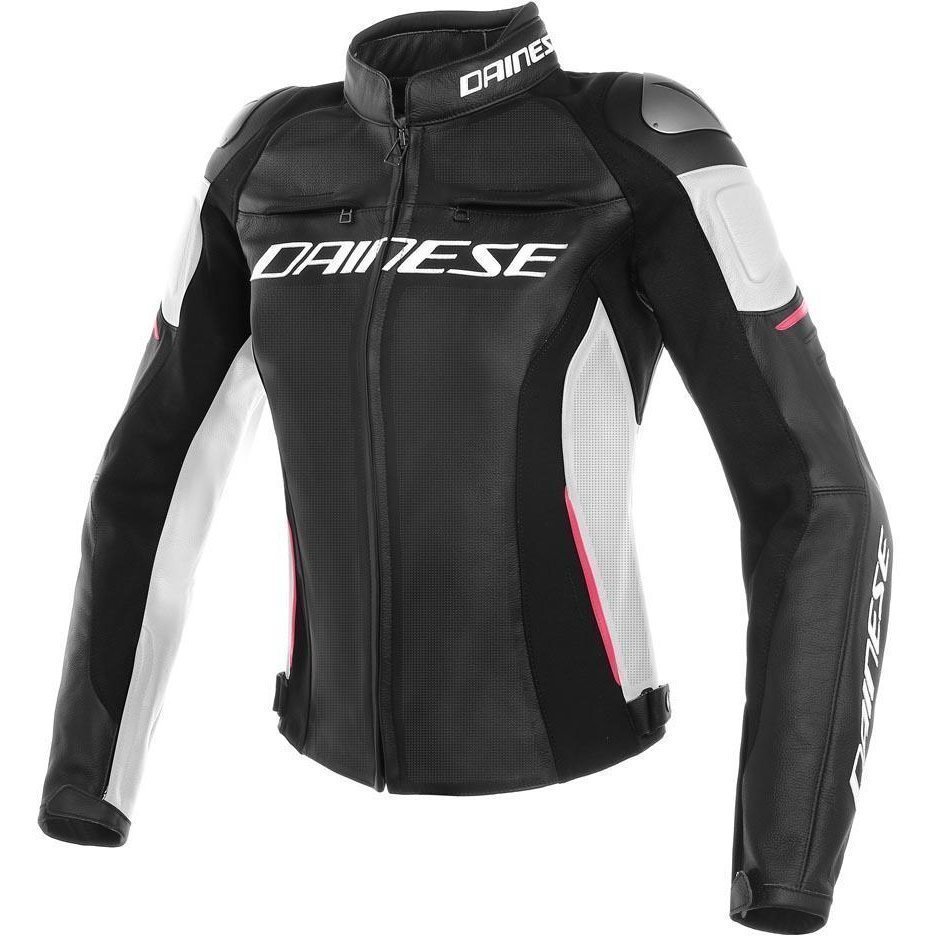 CHAQUETA DAINESE RACING 3 lady black/white/fuxia