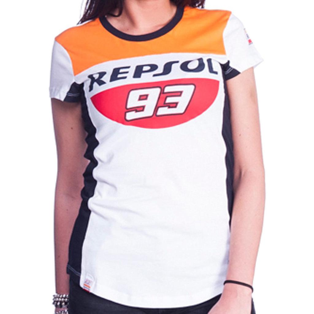 CAMISETA MARQUEZ REPSOL LADY WHITE