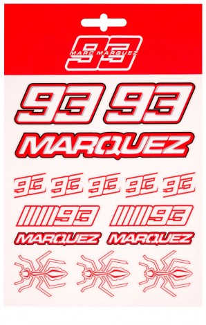 STICKER MARQUEZ mediano '20 13.5x16 cm.
