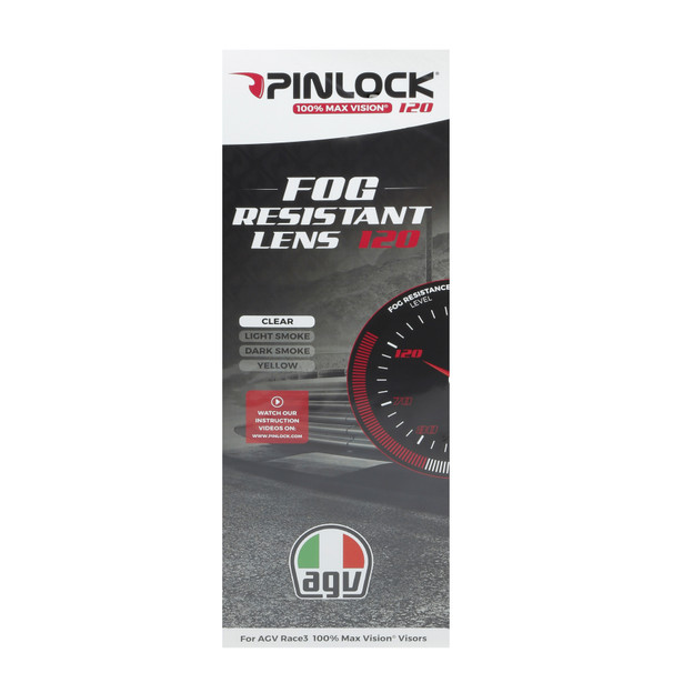 PINLOCK LENS 120 RACE 3 (PISTA-CORSA-VELOCE)