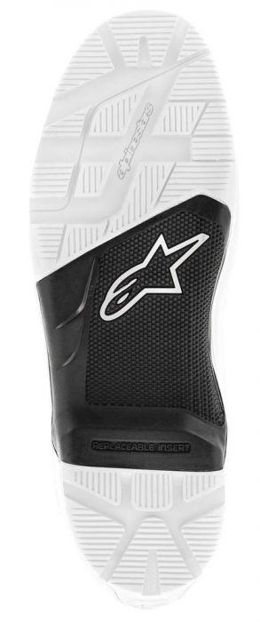 SUELA ALPINESTARS SOLE T-7 ENDURO BLACK/WHITE