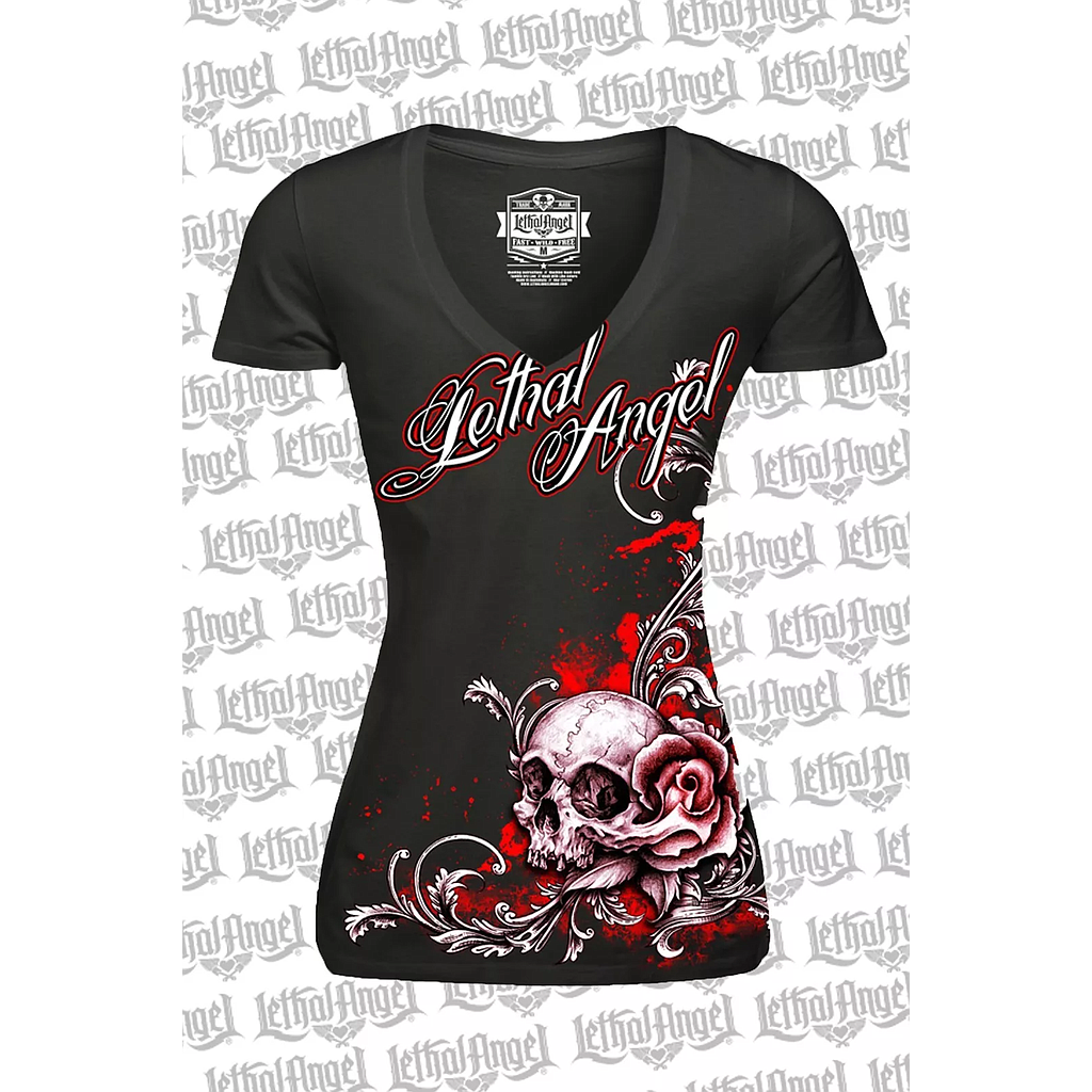 CAMISETA LA FLORAL SKL lady black