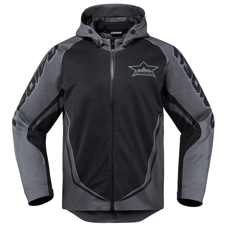CHAQUETA ICON RAIDEN UX BLACK | Touring Riders