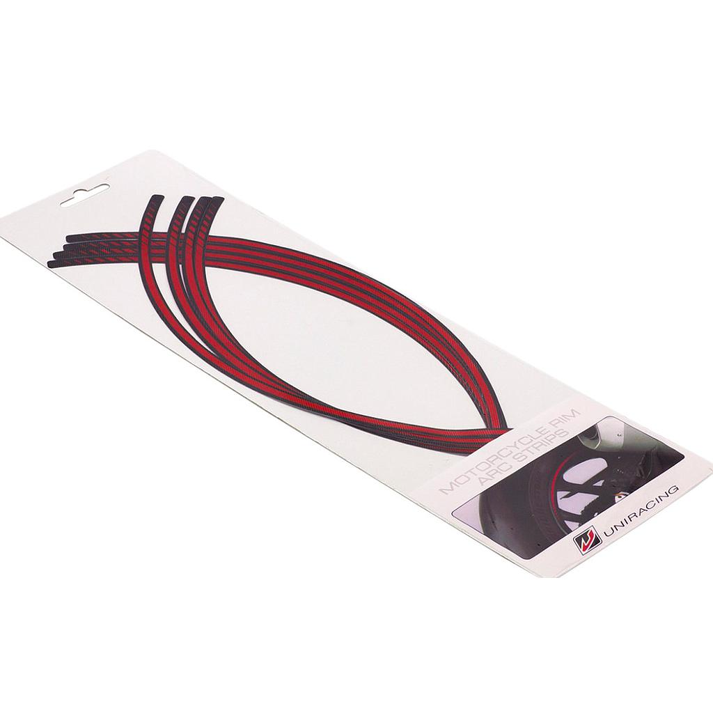 Kit pegatinas llantas rojo