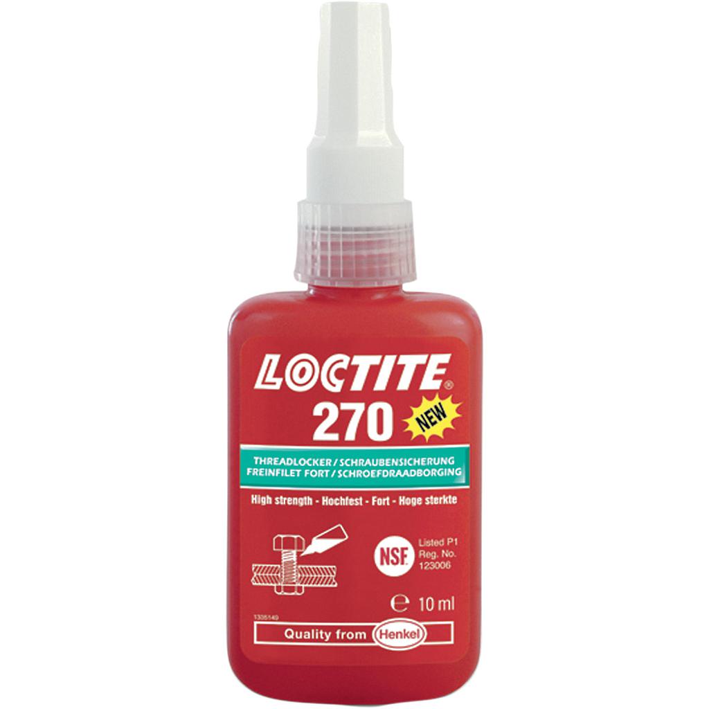 Loctite 270 fijatornillos x 10 ml.