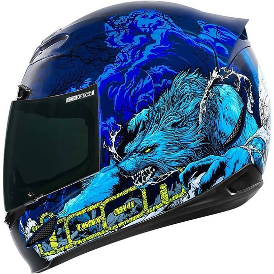 Tapas laterales casco ICON THRILLER blue