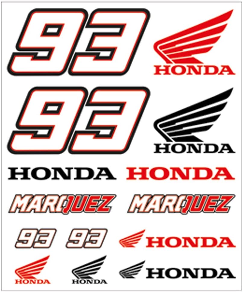 Sticker Honda Marquez multicolor