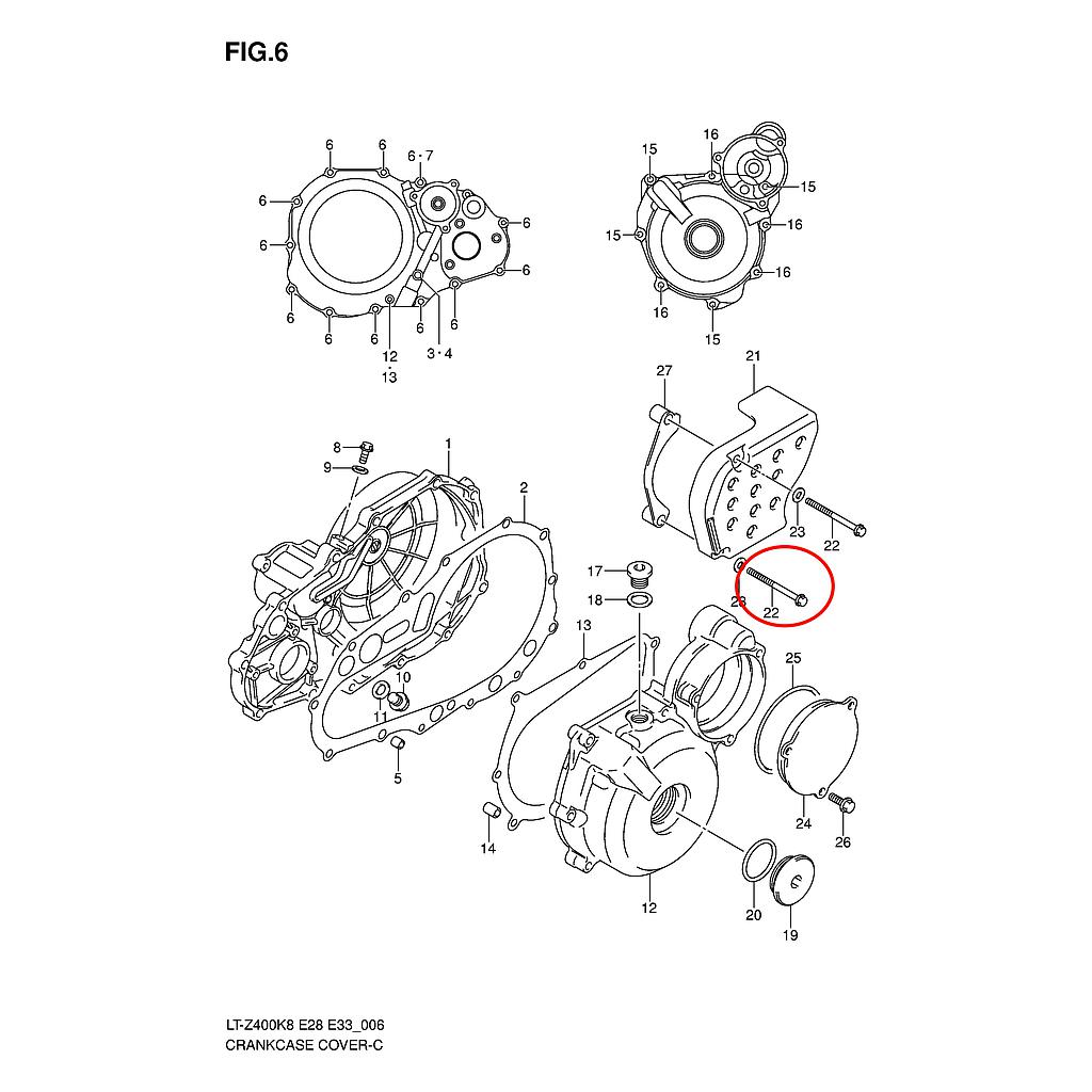 TORNILLO SUZUKI VARIOS