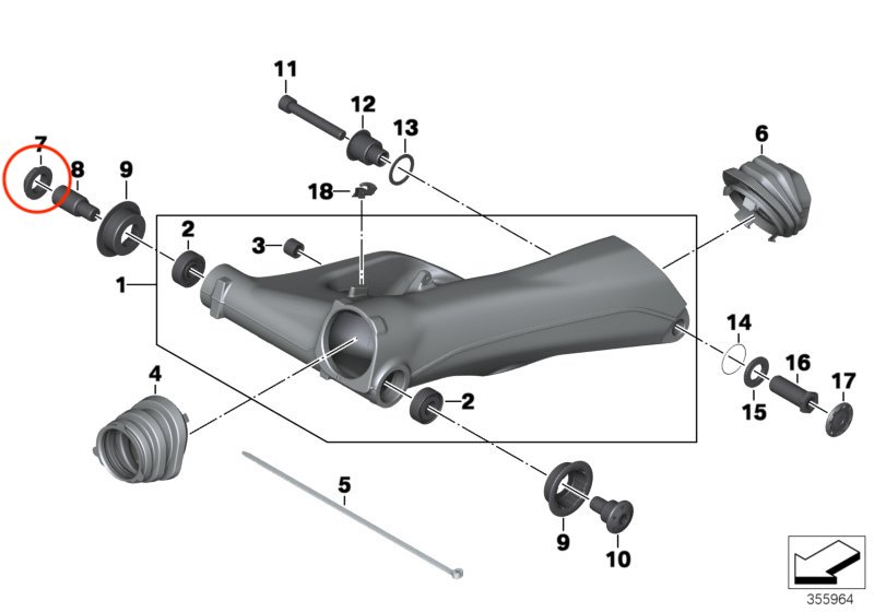 TUERCA M24x1.25 CARDAN MOD. R