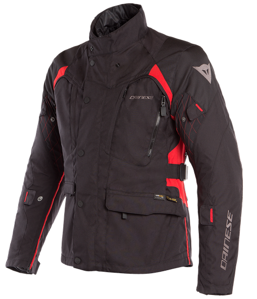 CHAQUETA DAINESE D-DRY X-TOURER BLACK/BLACK/TOUR RED