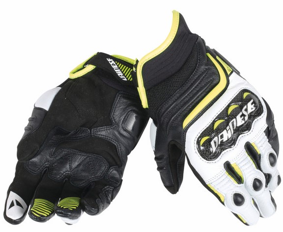 GUANTES DAINESE CARBON D1 black/white/fluo yellow