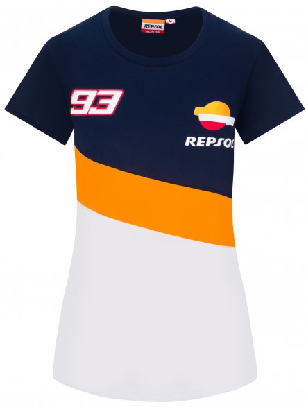 CAMISETA MARQUEZ REPSOL LADY white/azul/