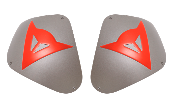 KIT DAINESE SLIDER HOMBRO SPORT ALUMINIO ALUMINIUM/FLUO RED