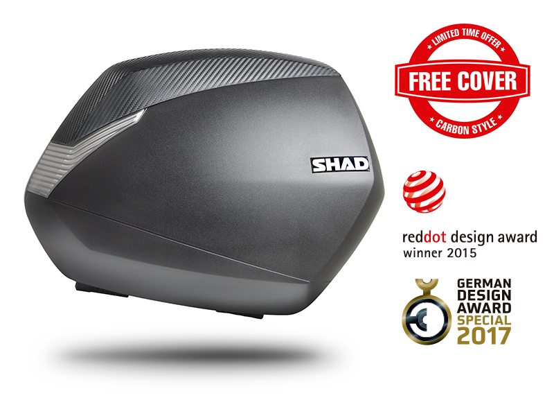MALETAS SHAD LATERALES SH36 CARBONO