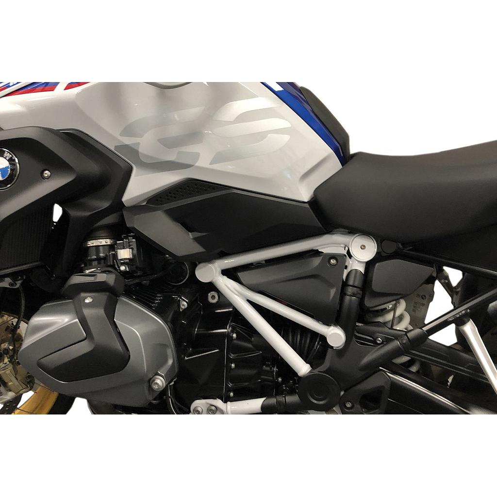 Set 5 tapones chasis R1200/1250GS-ADV. LC white/black HP