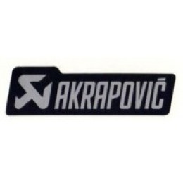 STICKER AKRAPOVIC 150x44 mm. black