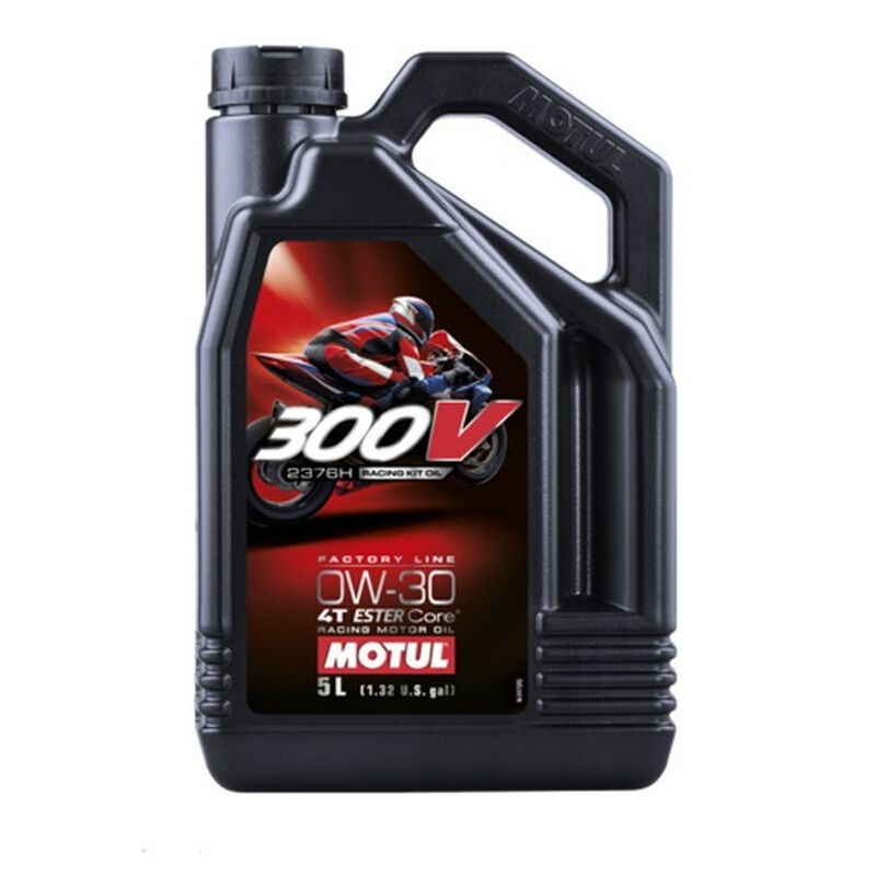 ACEITE MOTUL 300V FL RACING 0W30x5LTS