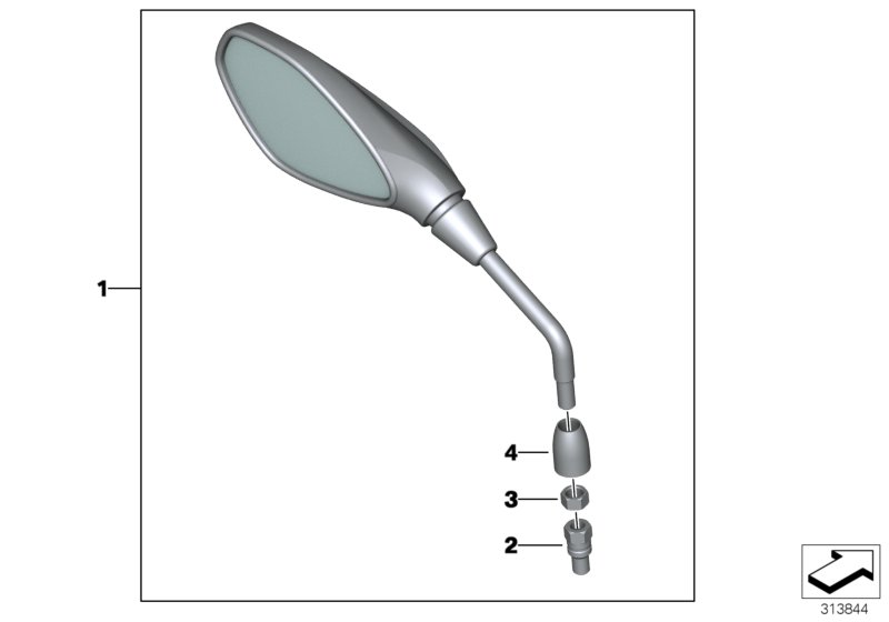 CAPSULA P/ESPEJO BMW (Nº 4)