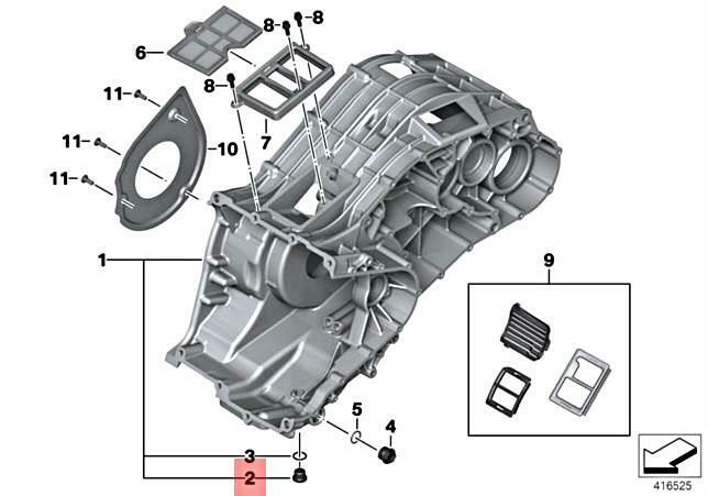 Tapón descarga de aceite BMW C600