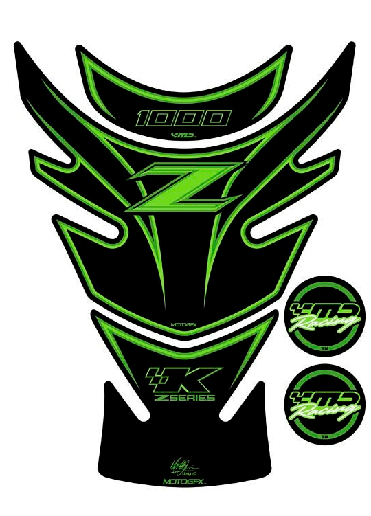 PROTECTOR DEPOSITO MOTOGRAFIX Z1000 GREEN