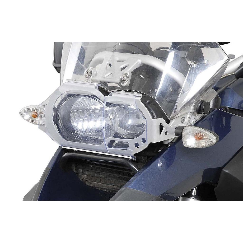 PROTECTOR LUCES DELANTERAS P/BMW R1200GS 04-07 PLATA