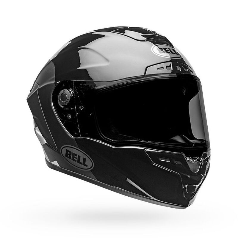 CASCO BELL STAR DLX LUX CHECKERS WHITE/BLACK