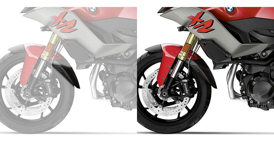 Extensión guarbarro del. P/BMW F900XR