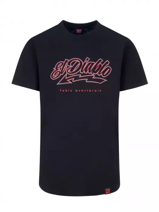 CAMISETA QUARTARARO EL DIABLO LONG BLACK