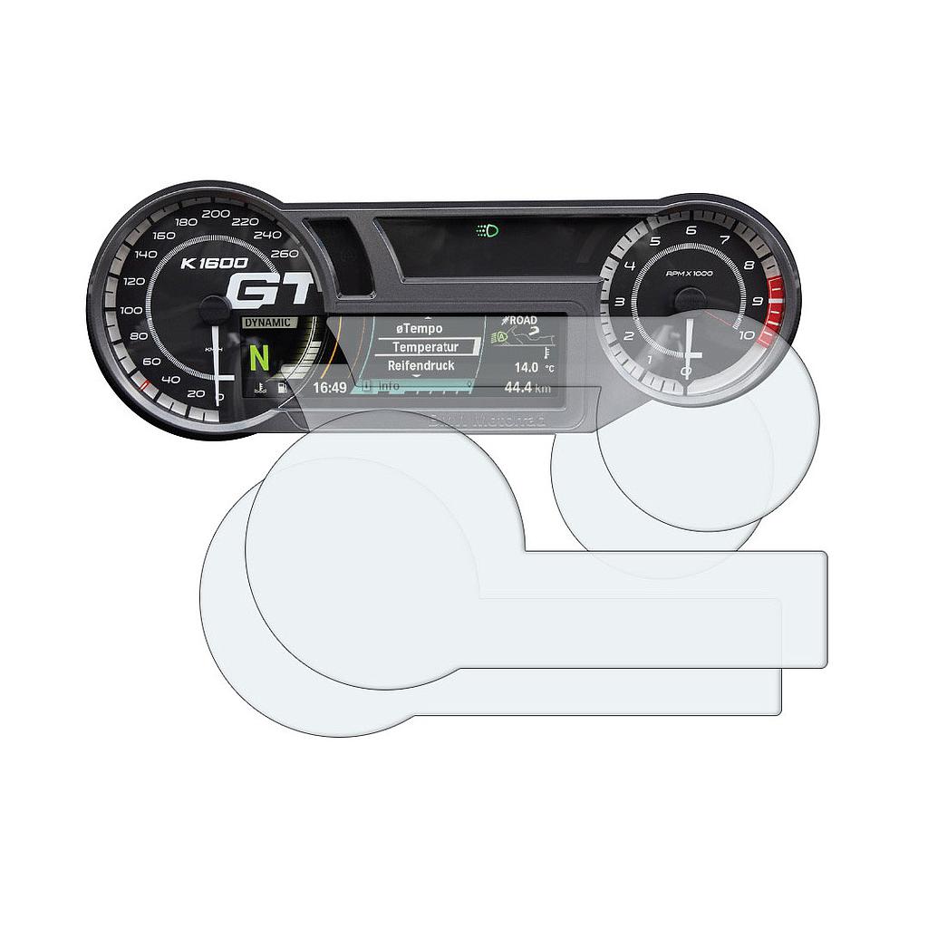 SET LAMINAS WUNDERLICH PROTECTORAS p/pantalla transp. p/K1600