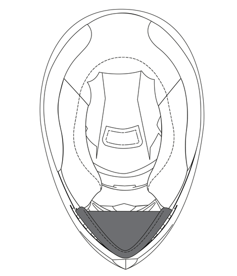 WIND PROTECTOR AGV AX-8 DUAL EVO