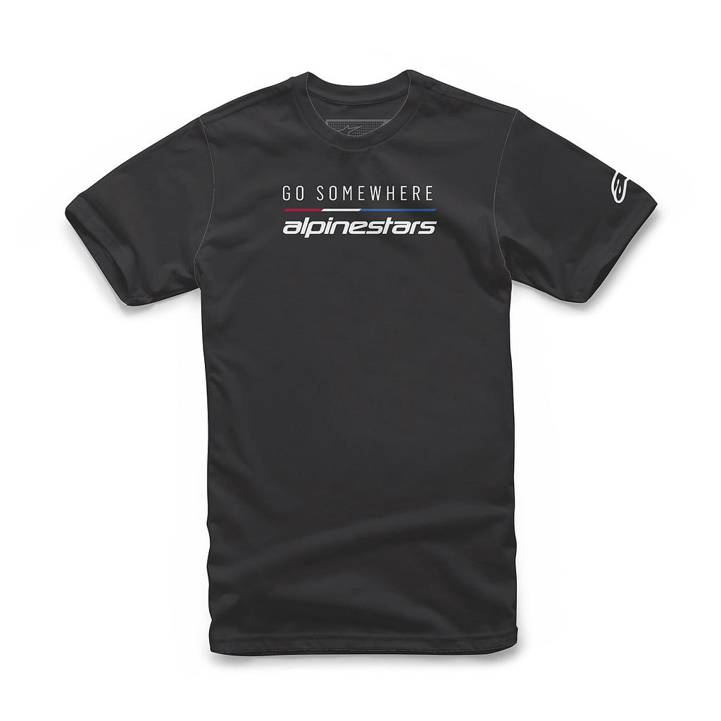 CAMISETA ALPINESTARS GO SOMEWHERE BLACK