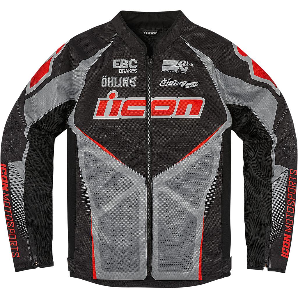 CHAQUETA ICON HOOLIGAN U-BOLT black/grey