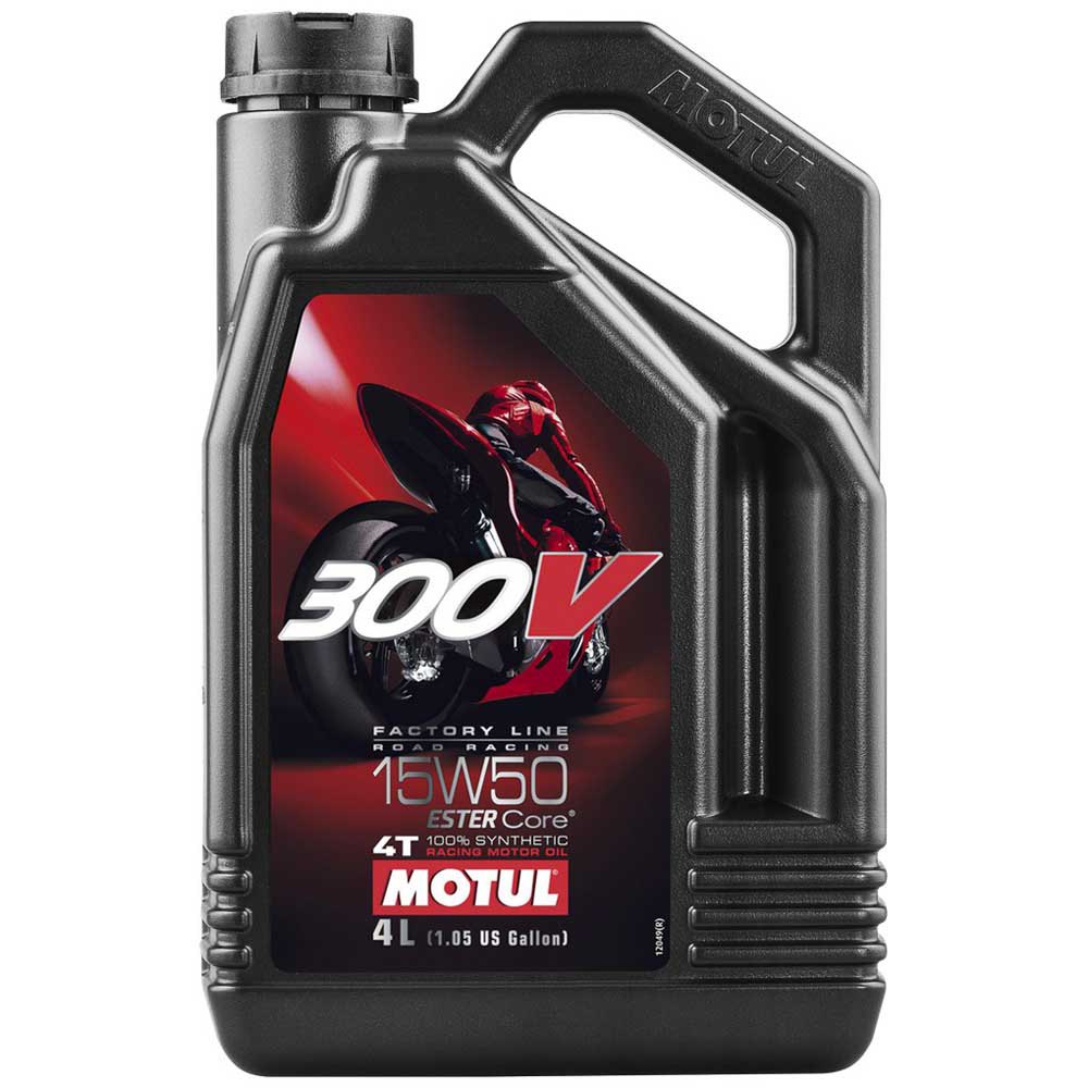 ACEITE MOTUL 300V FL ROAD RACING 15W50 4T 4L