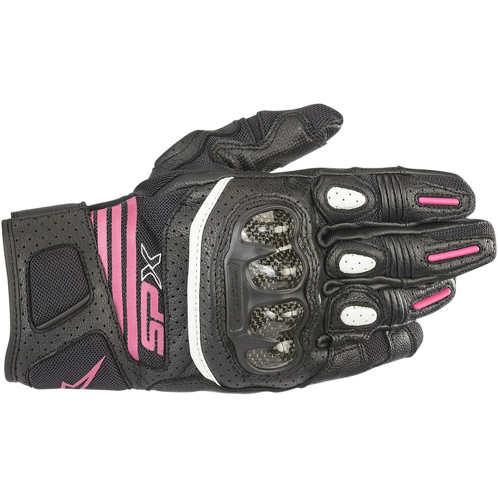 GUANTES ALPINESTARS SPX AIR CARBON V2 LADY BLACK/FUXIA