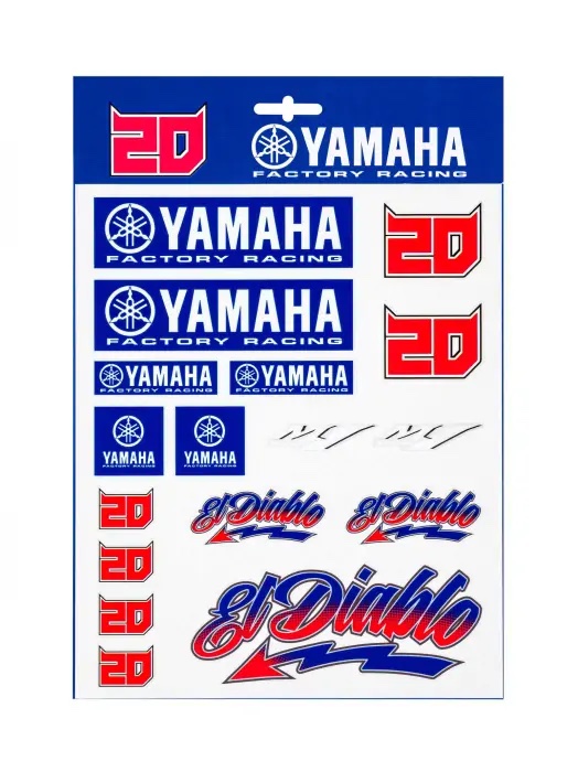 STICKER QUARTARARO YAMAHA 20x24cm