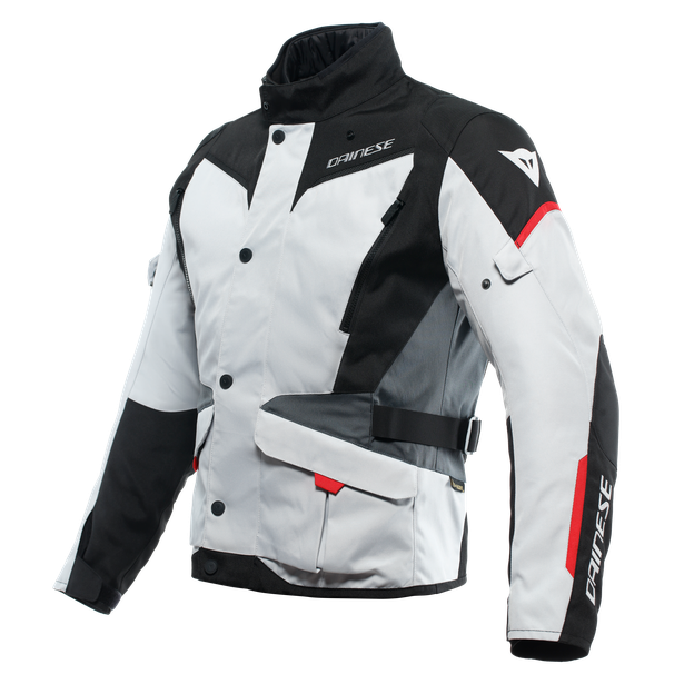 CHAQUETA DAINESE D-DRY TEMPEST 3 glacier gray/black/lava red