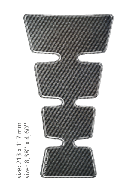 Protector depósito CARBON MAX 213x117 mm.