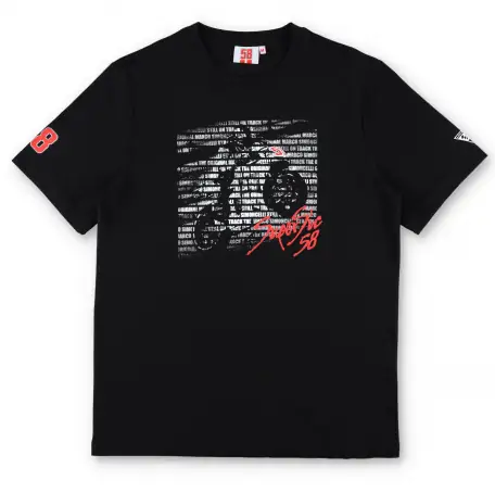 CAMISETA SIC58 PHOTOGRAPHIC PRINT black