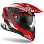 CASCO AIROH COMMANDER BOOST RED GLOSS