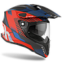 CASCO AIROH COMMANDER BOOST RED/BLUE MATT