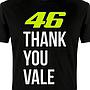 CAMISETA VR46 THANK YOU VALE 21 BLACK