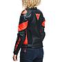 CHAQUETA DAINESE RACING 4 LADY BLACK/FLUO-RED