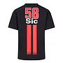 CAMISETA SIC58 BIG LOGO black