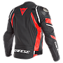 Chaqueta DAINESE AVRO 4 black matt/lava red/white