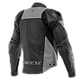 CHAQUETA DAINESE RACING 4 PERFORADA BLACK/CHARCOAL GRAY