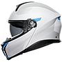 CASCO AGV TOURMODULAR MULTI FREQUENCY LIGHT GREY/BLUE