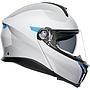 CASCO AGV TOURMODULAR MULTI FREQUENCY LIGHT GREY/BLUE