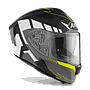CASCO AIROH SPARK RISE black matt/yellow