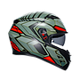 CASCO AGV K-3 E2206 DECEPT matt black/green/red