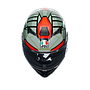 CASCO AGV K-3 E2206 DECEPT matt black/green/red